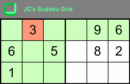 Sudoku Grid App